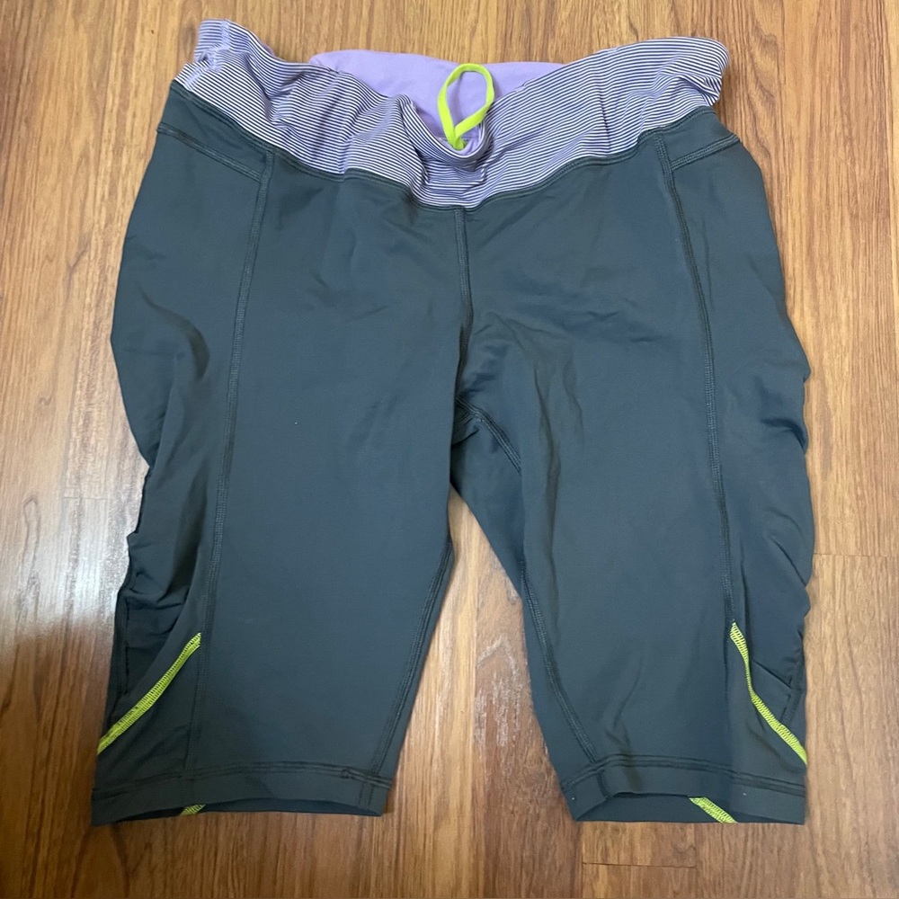 Lululemon long active shorts size 12